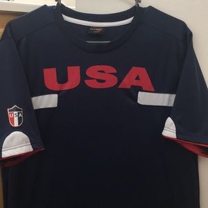 Soccer (USA)- Polyester Soccer/Futbol Style TShirt